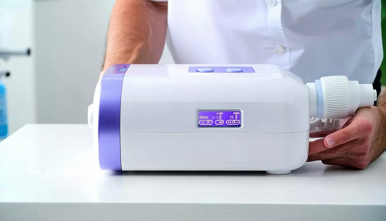 Shockwave therapy device used for ED treatment at Dot Clinics