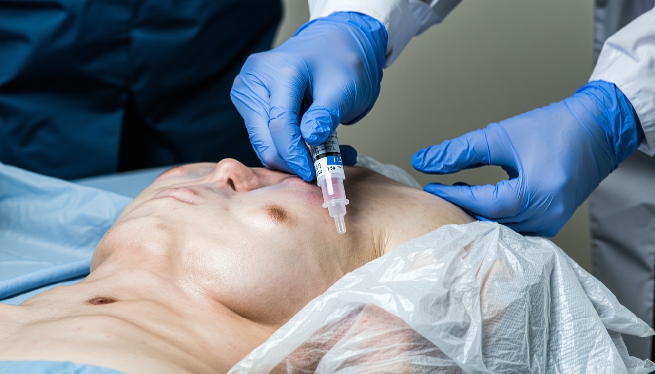 PRP therapy procedure for Erectile Dysfunction at Dot Clinics