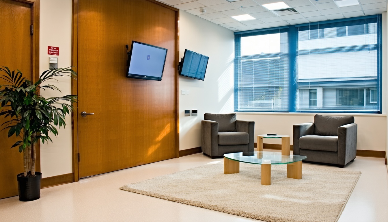 Private consultation room ensuring patient confidentiality